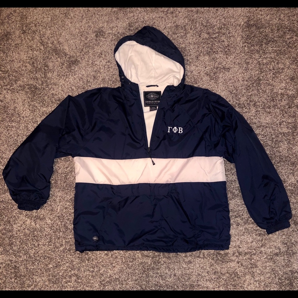 Gamma Phi Beta - Sorority Rain Coat Pullover